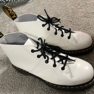 Brand new white Dr. martens church Monkey boots